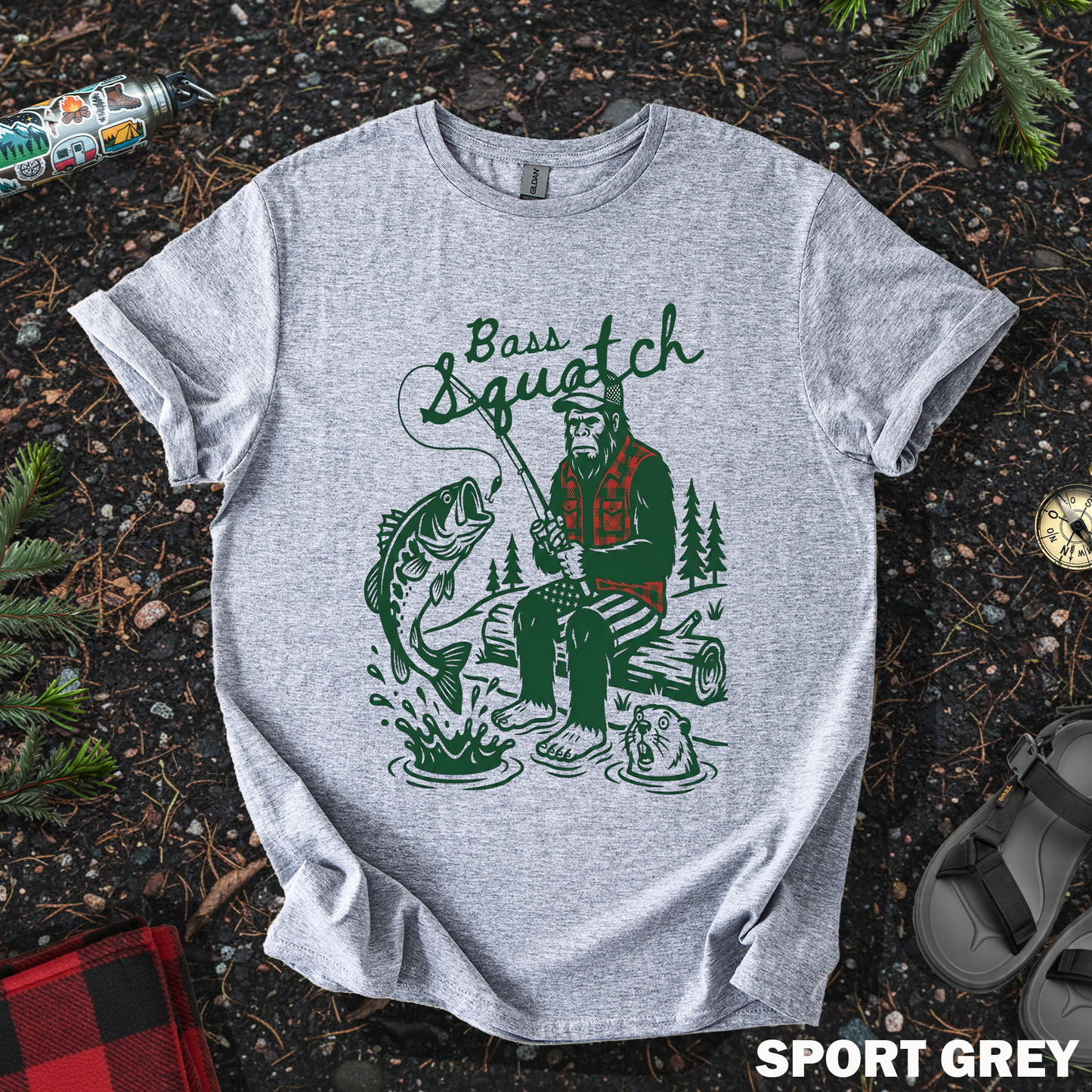 Bass Fishing Sasquatch