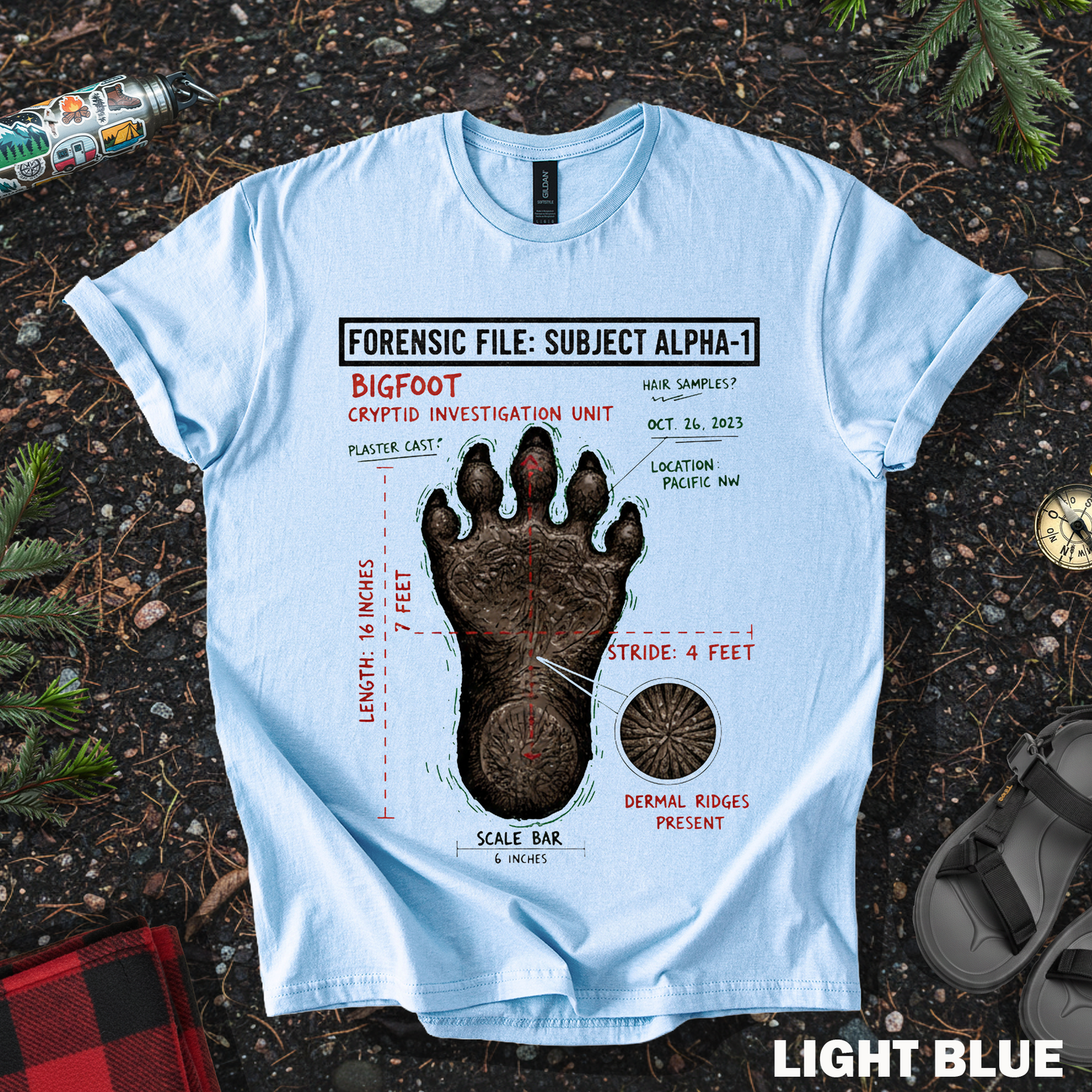Bigfoot Footprint Forensic File