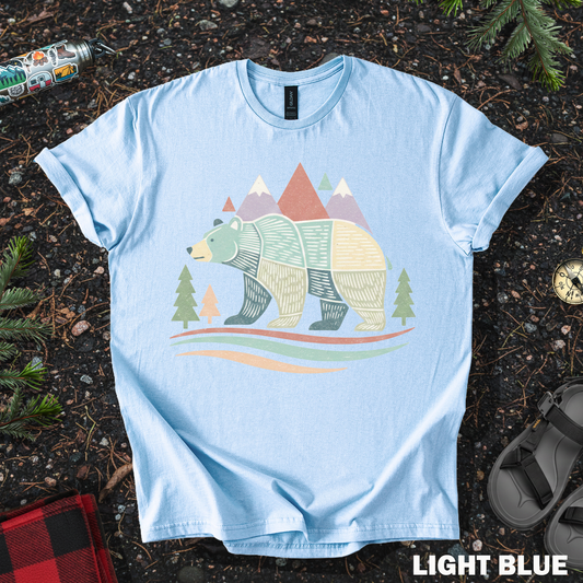 Bear Lover Mountains Tee