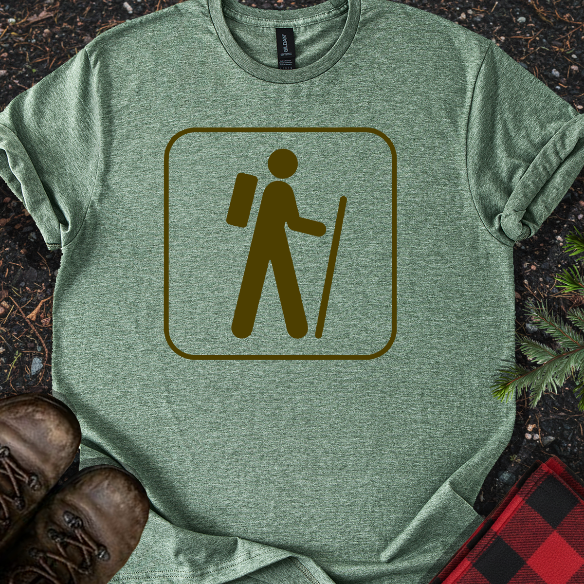 Hiker Symbol T-Shirt