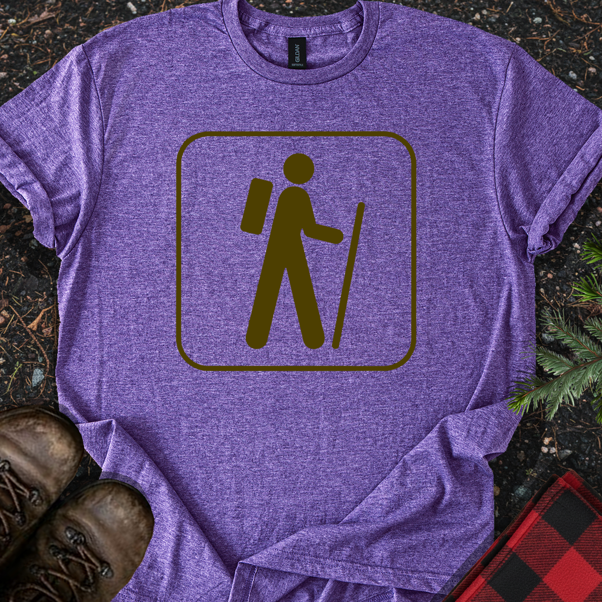 Hiker Symbol T-Shirt