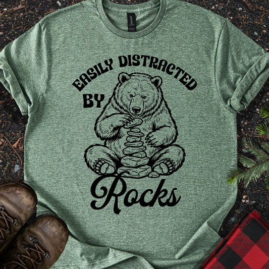 Easily Distracted by Rocks T-Shirt