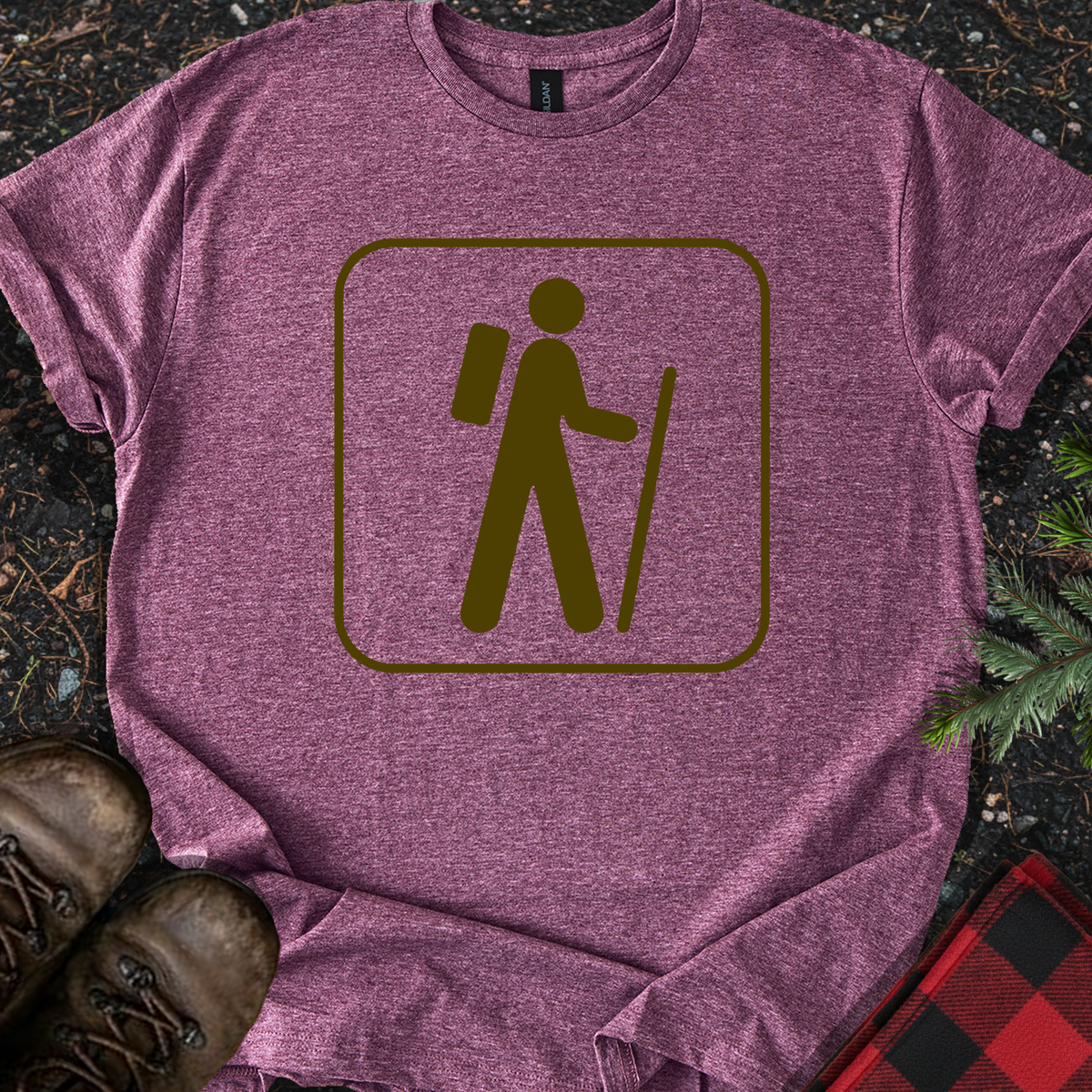 Hiker Symbol T-Shirt