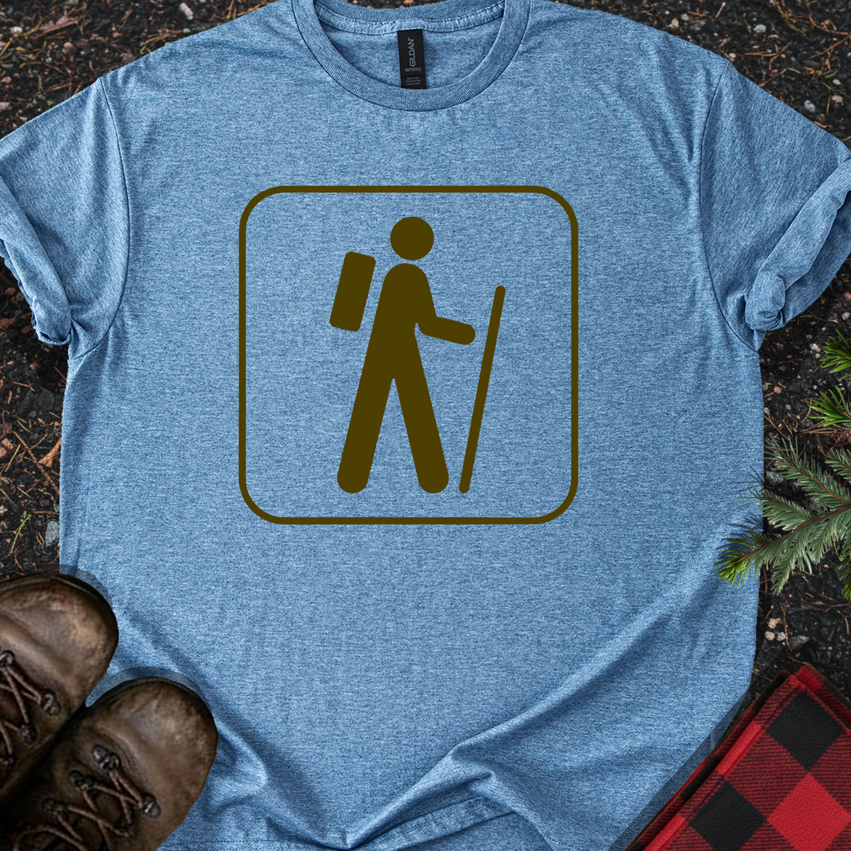 Hiker Symbol T-Shirt