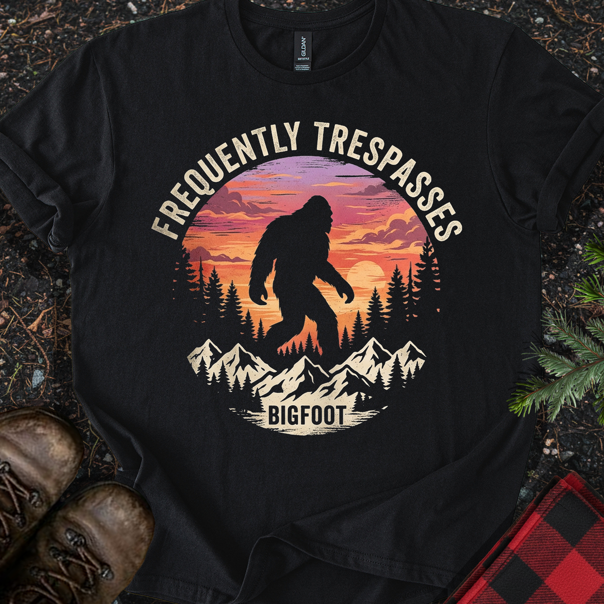 Bigfoot Trespassing T-shirt