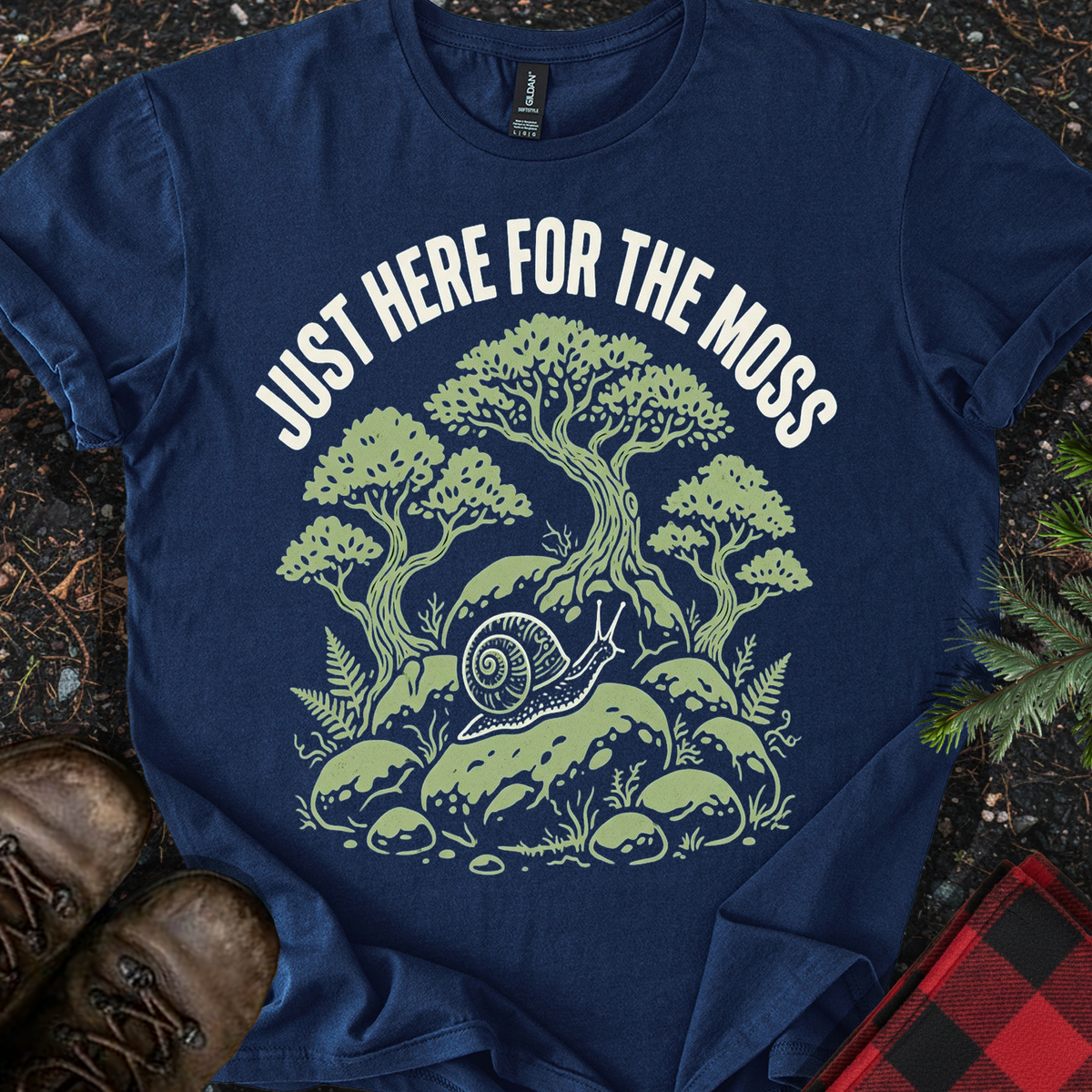Snail and Moss T-shirt