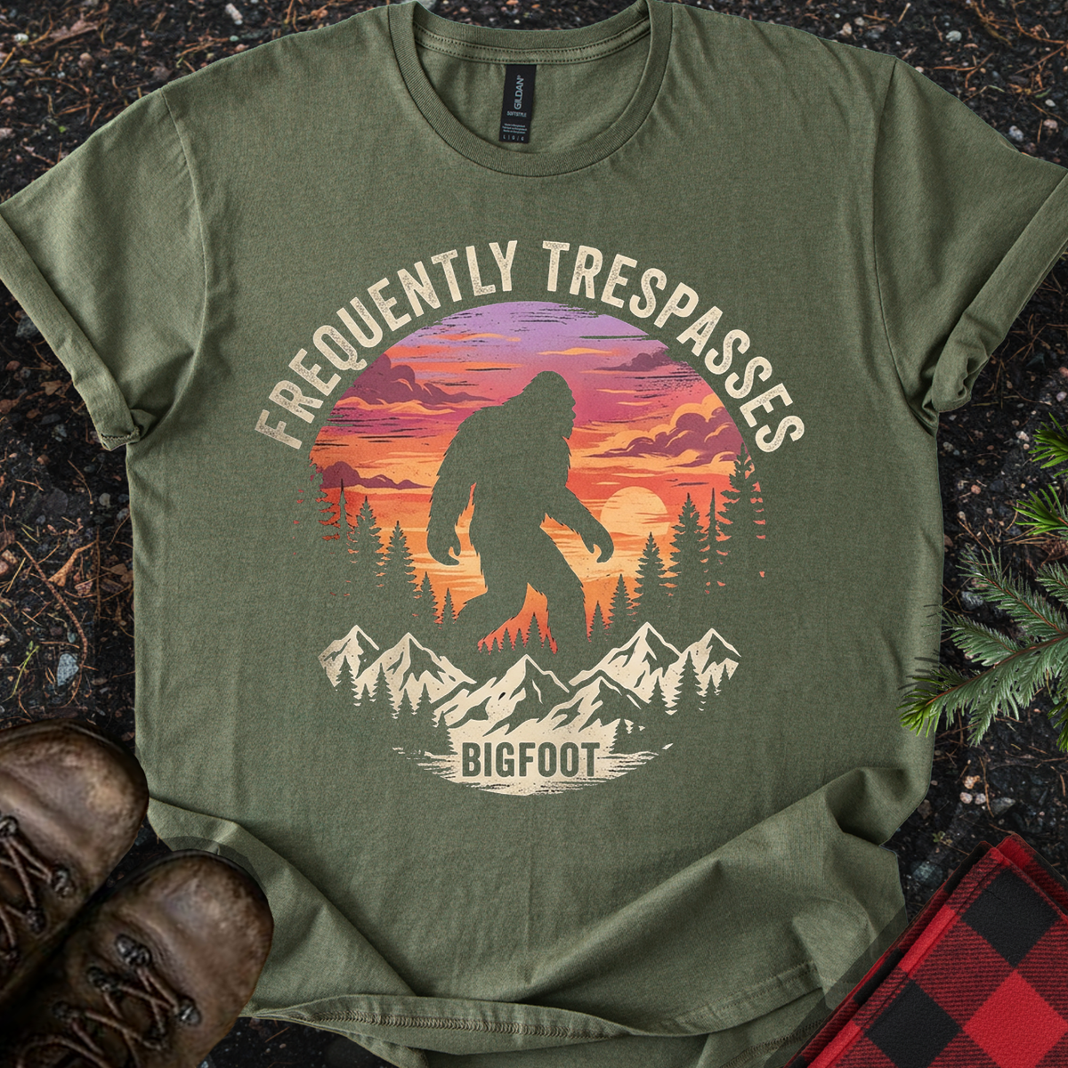 Bigfoot Trespassing T-shirt