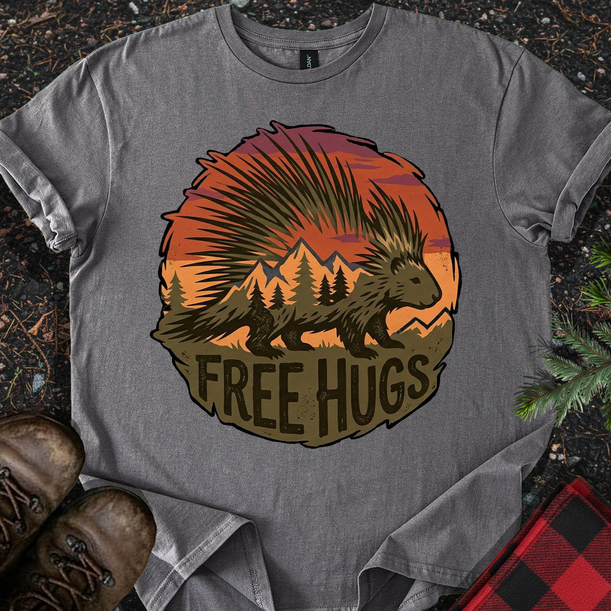 Free Hugs Porcupine T-shirt