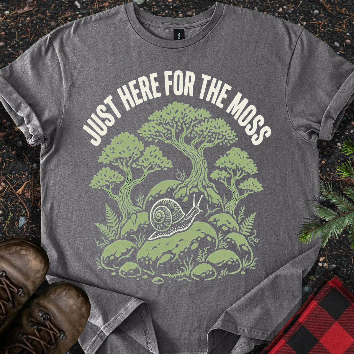 Snail and Moss T-shirt