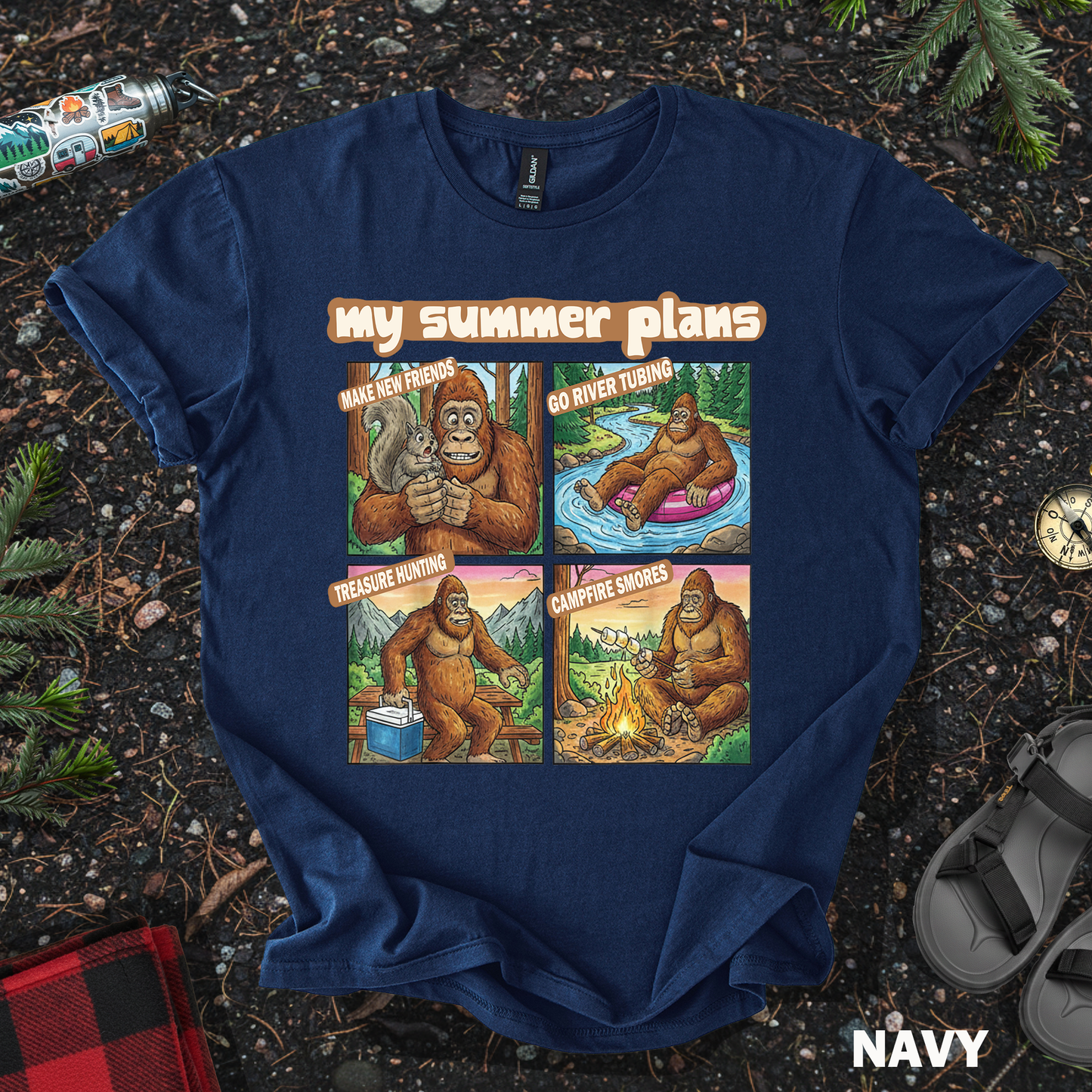 Sasquatch Summer Plans Tee
