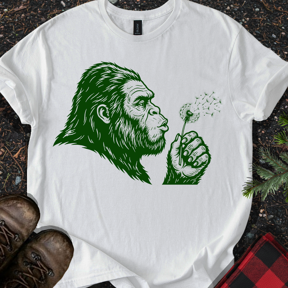 Bigfoot Dandelion T-shirt