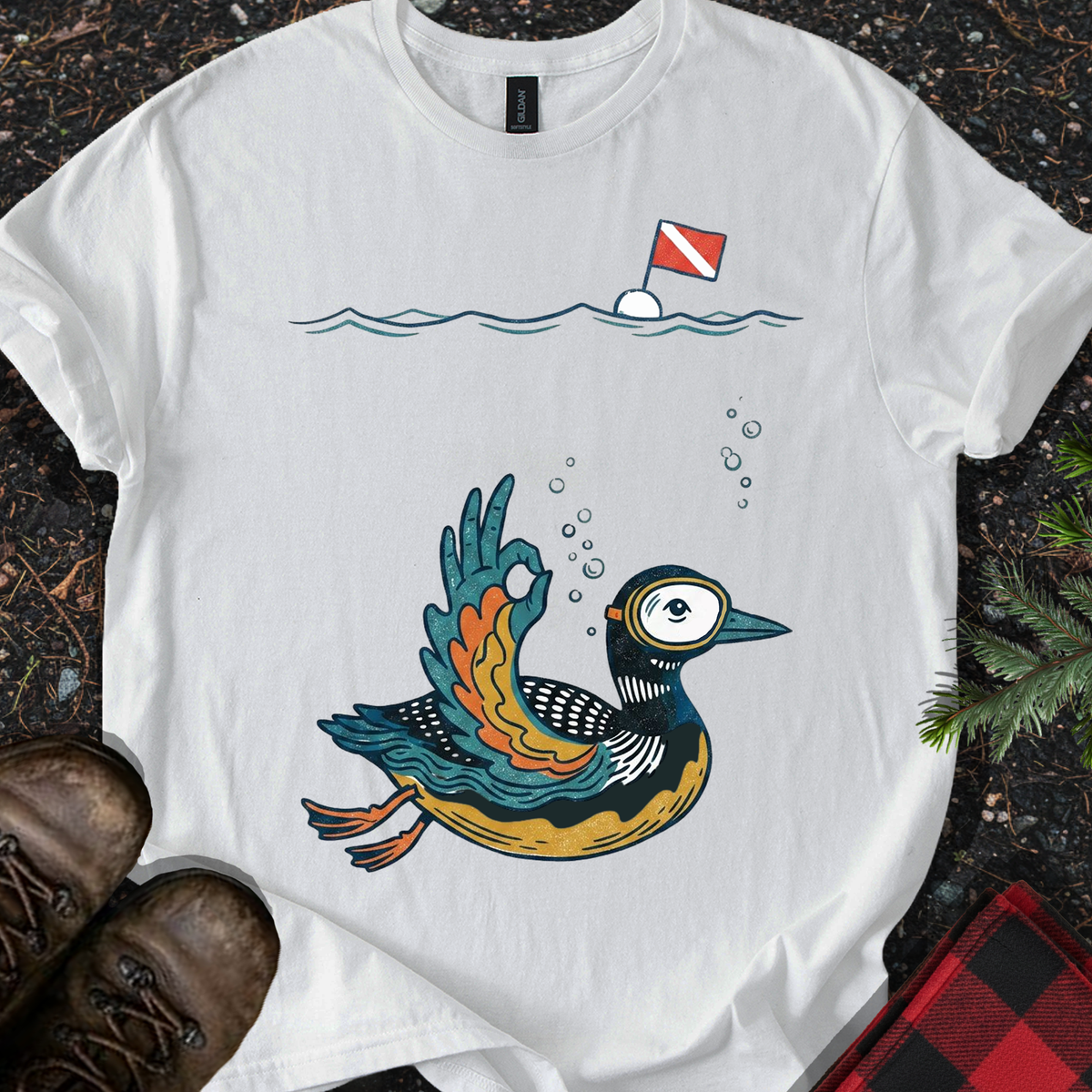 Loon Diver T-shirt