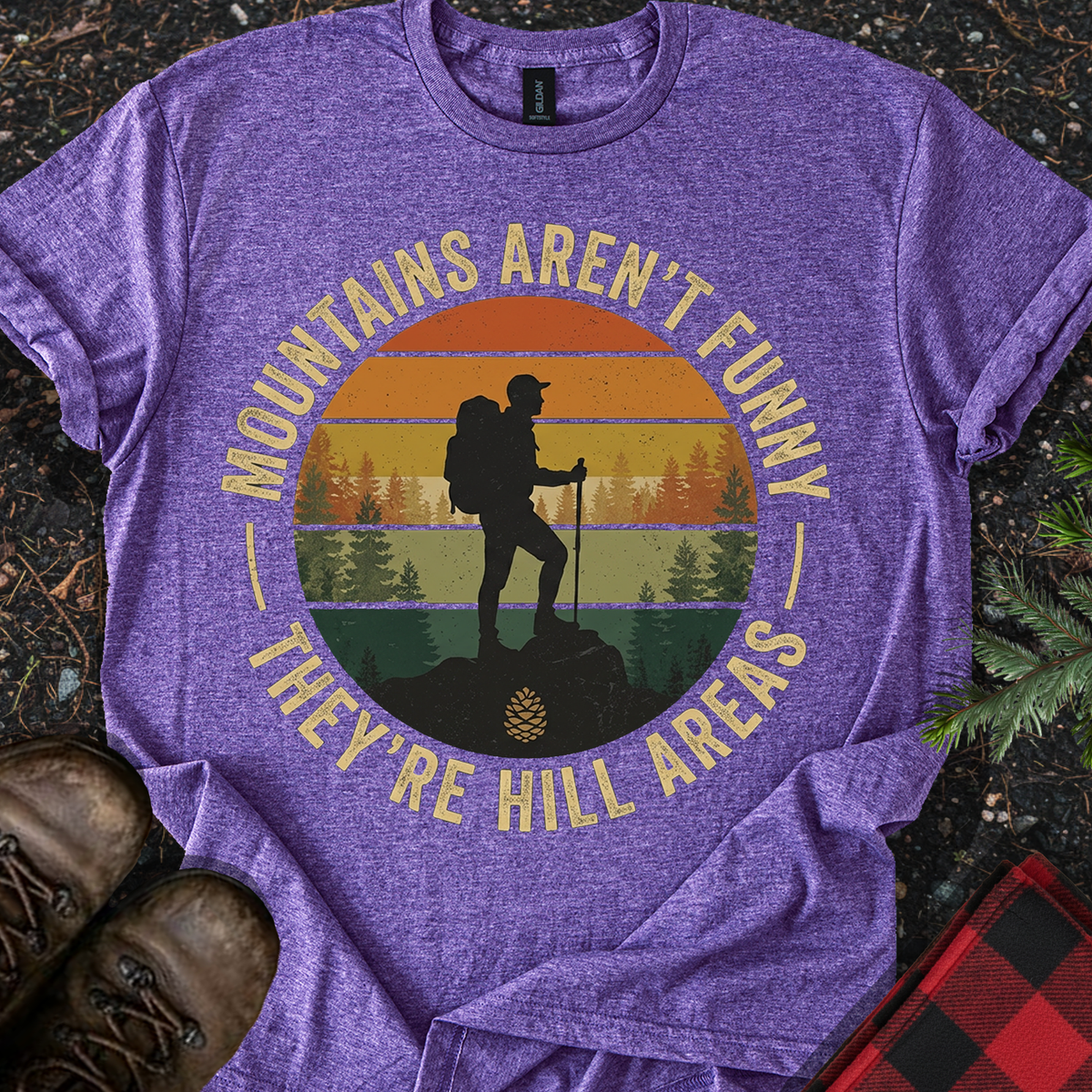 Hill Areas Mountains T-Shirt