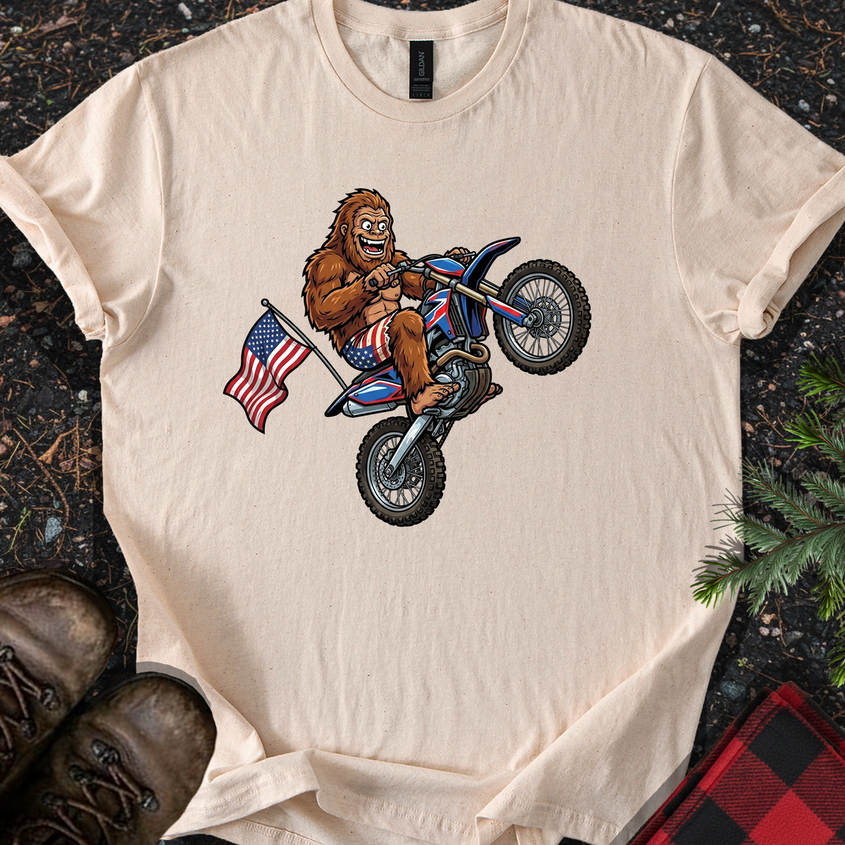 Bigfoot Dirtbike T-shirt
