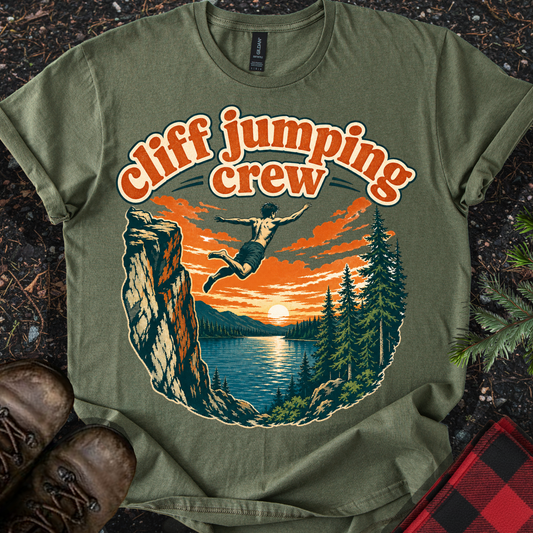 Cliff Jumping Crew T-Shirt