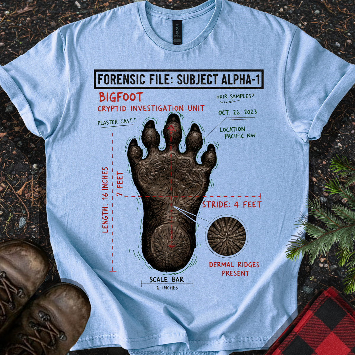 Bigfoot Footprint T-shirt