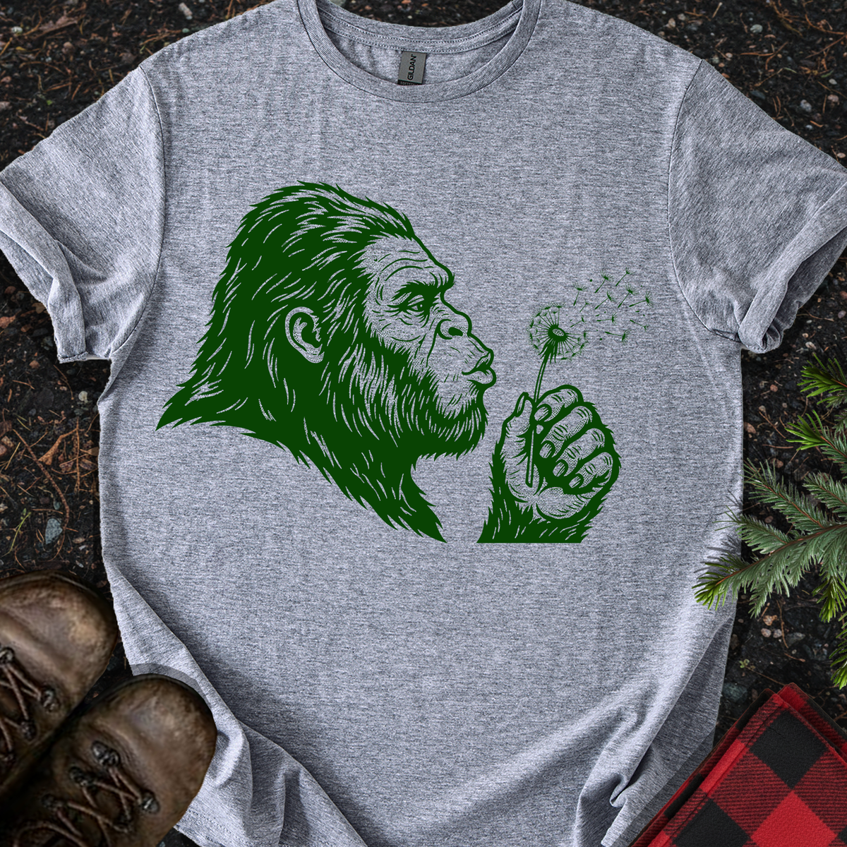 Bigfoot Dandelion T-shirt