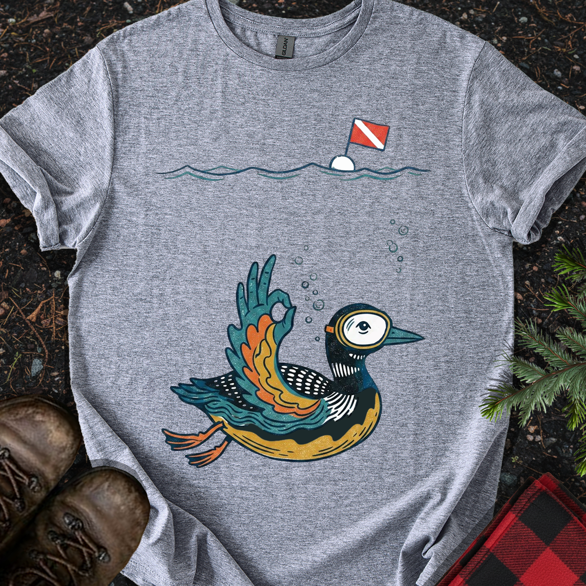 Loon Diver T-shirt
