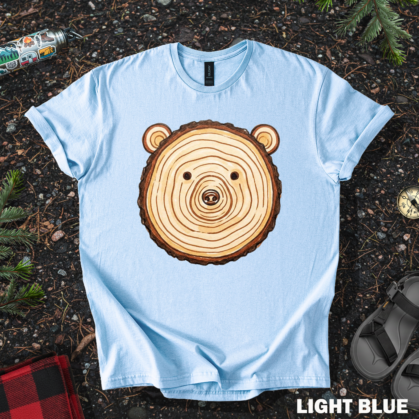 Bear Growth Rings Tree