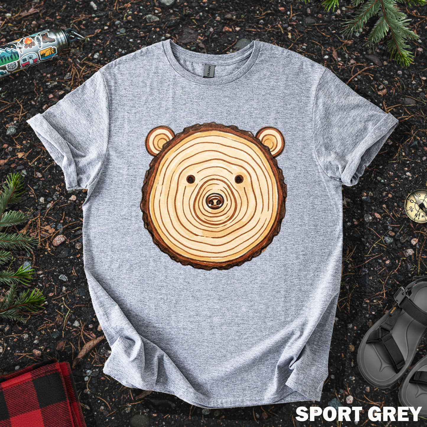 Bear Growth Rings Tree