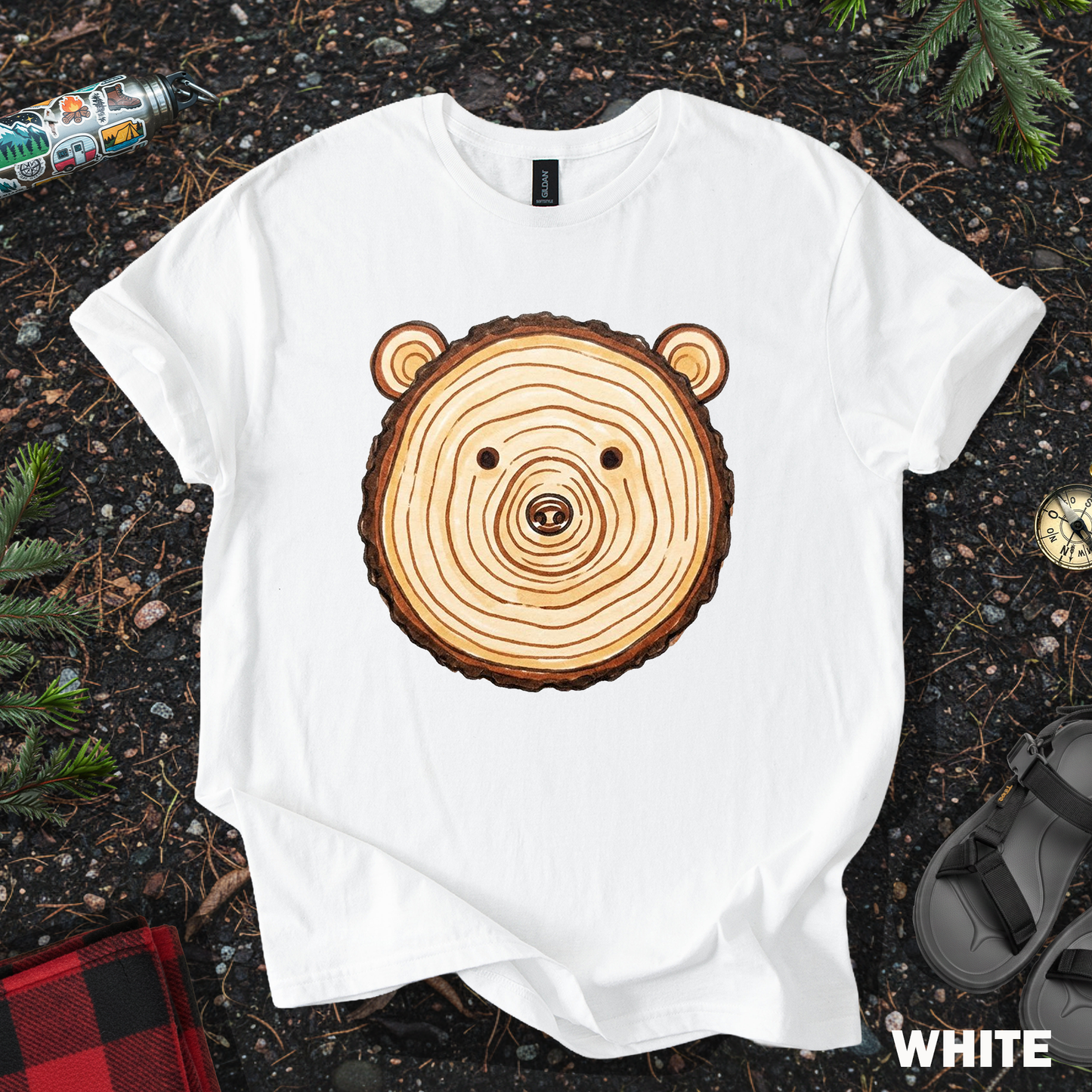 Bear Growth Rings Tree