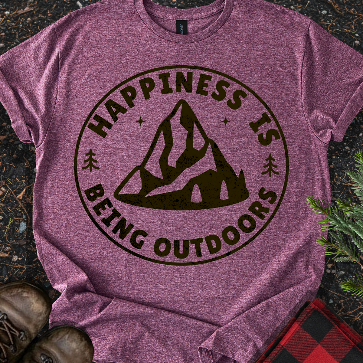 Happiness Outdoors T-shirt