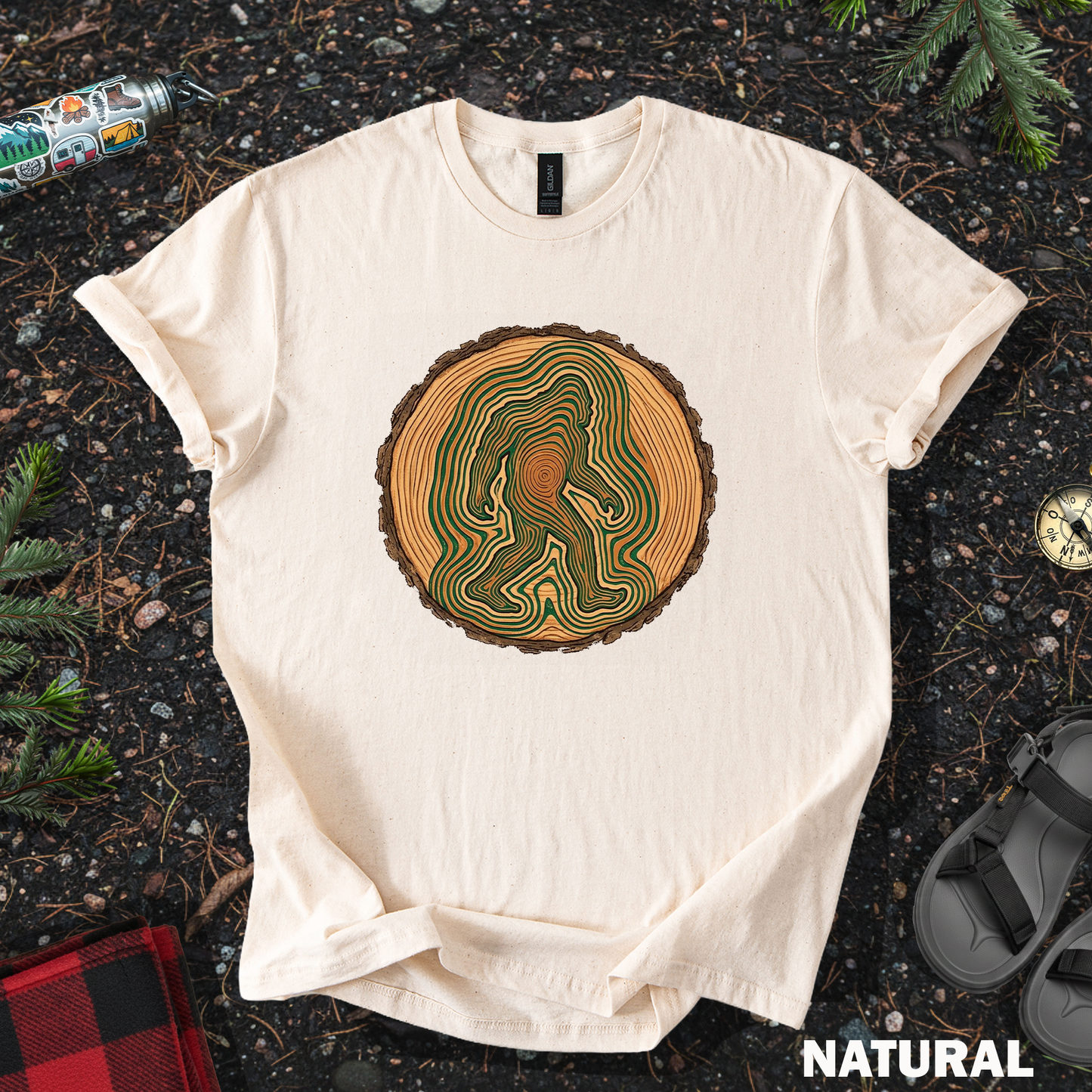 Bigfoot Growth Rings Tree
