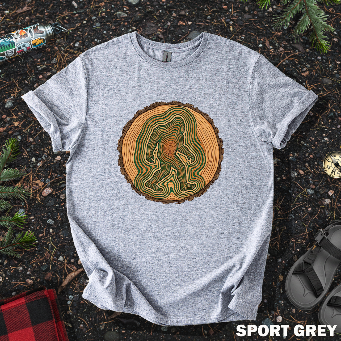 Bigfoot Growth Rings Tree