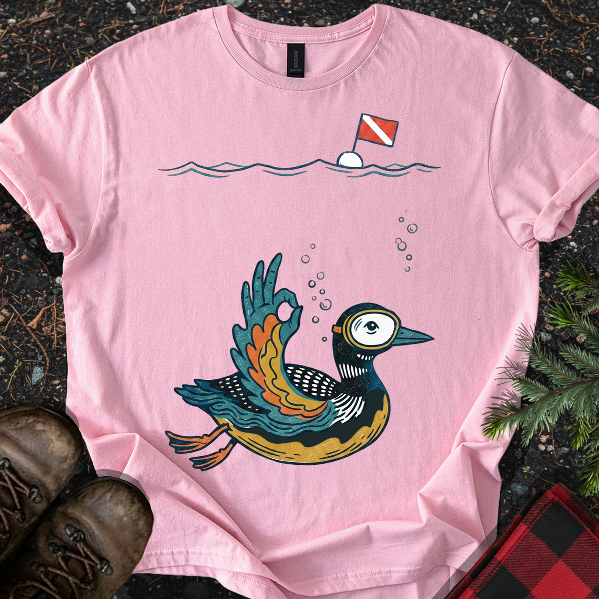 Loon Diver T-shirt