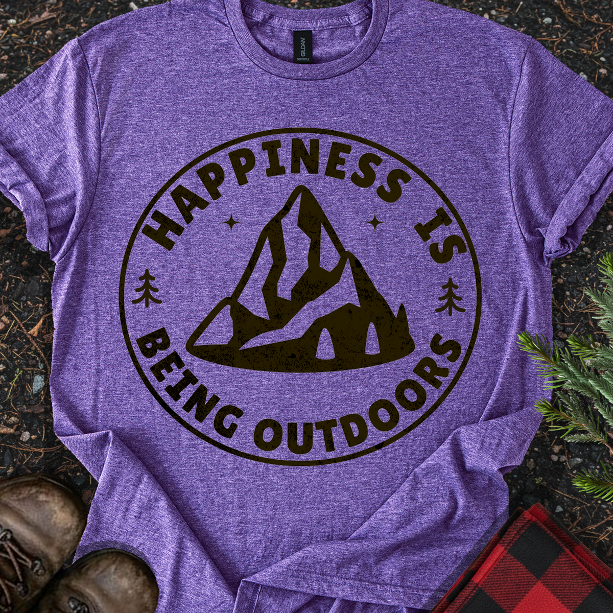 Happiness Outdoors T-shirt