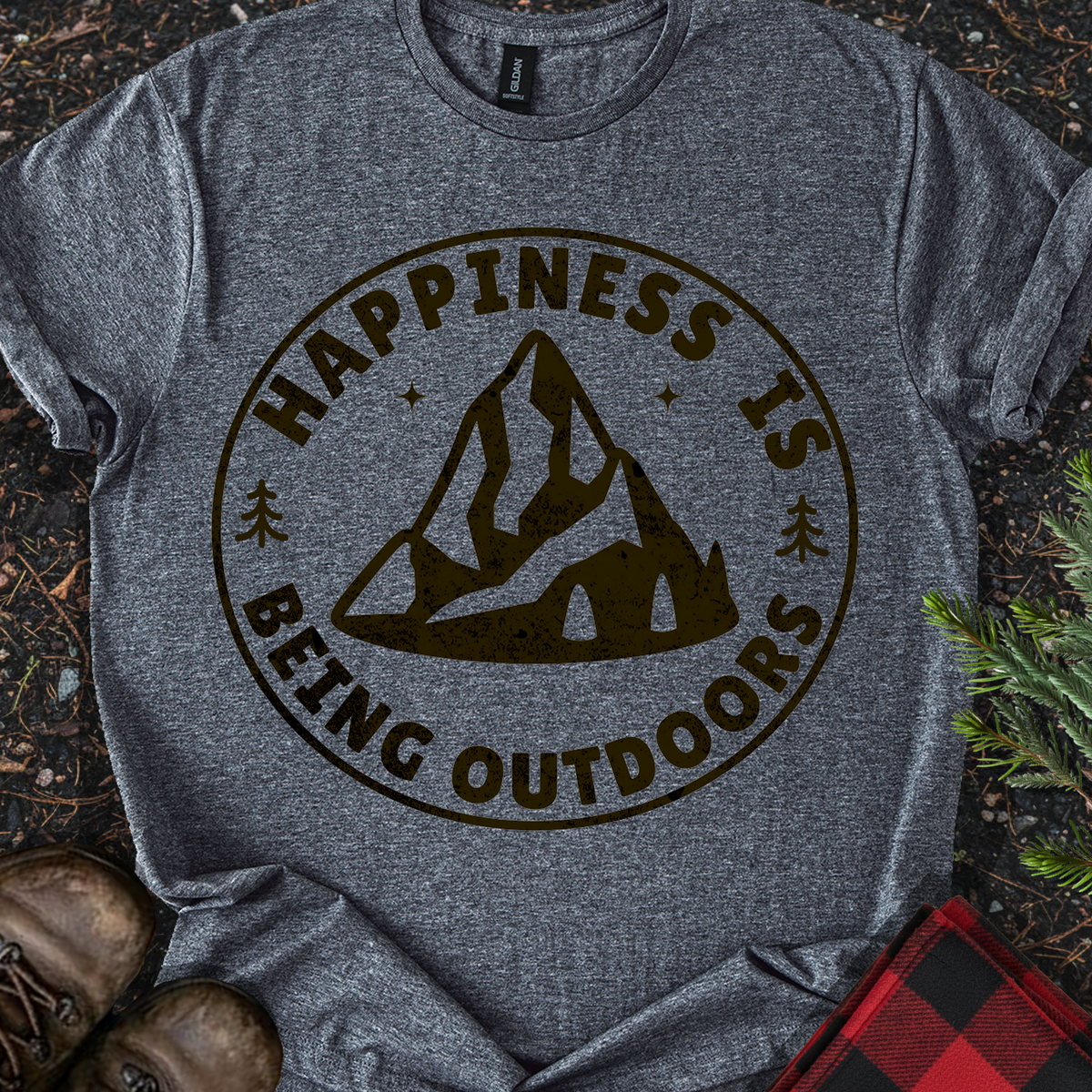 Happiness Outdoors T-shirt
