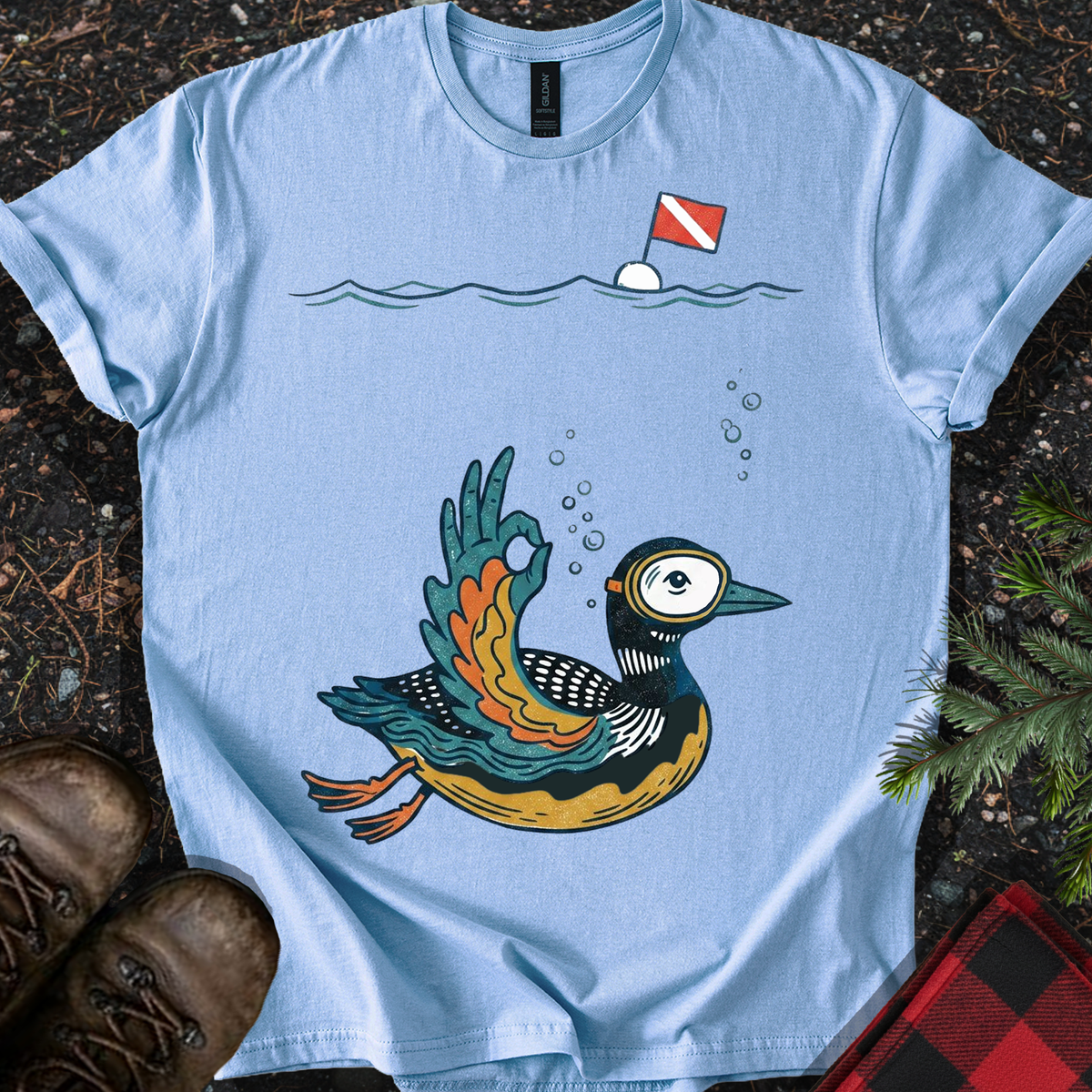 Loon Diver T-shirt