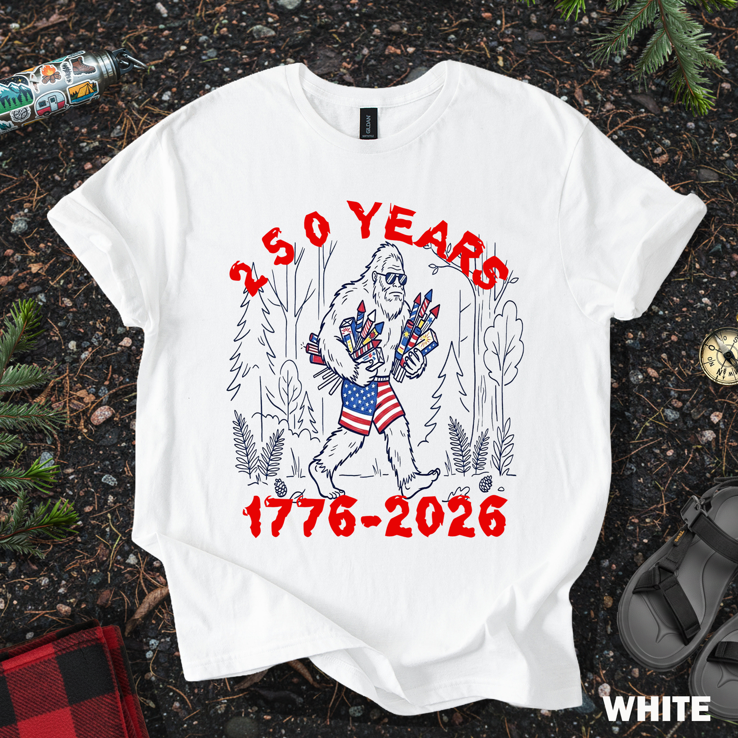 USA 250 Year Anniversary Bigfoot