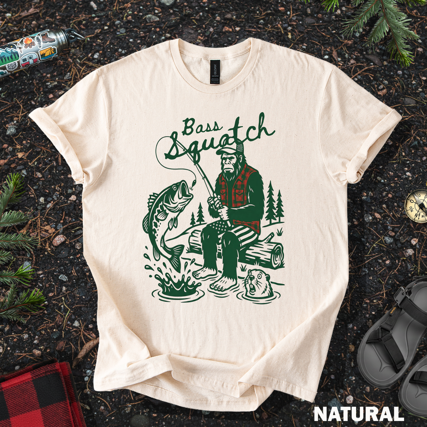 Bass Fishing Sasquatch