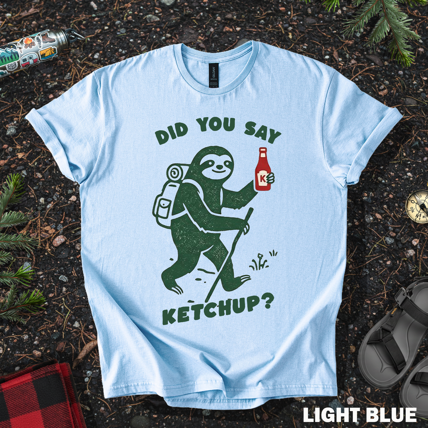 Sloth Hiking Ketchup
