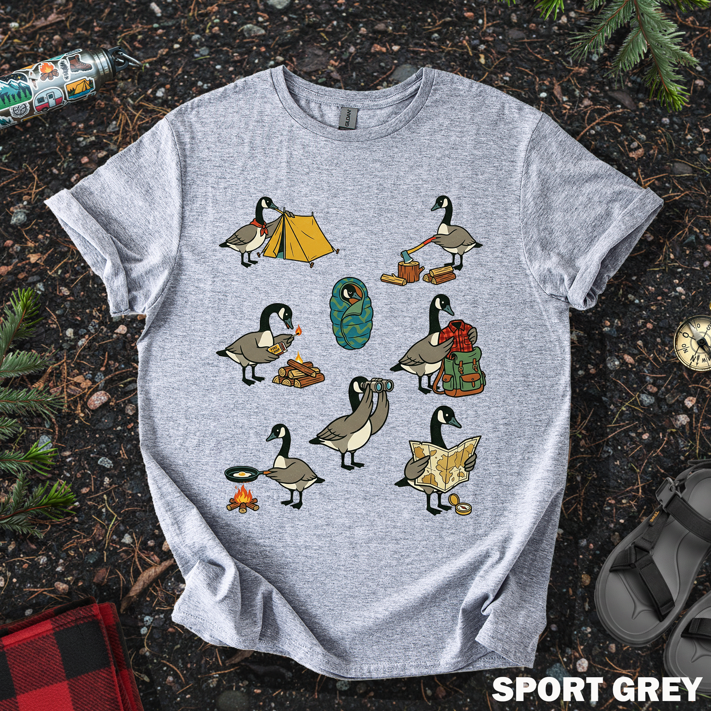 Camping Goose Tee