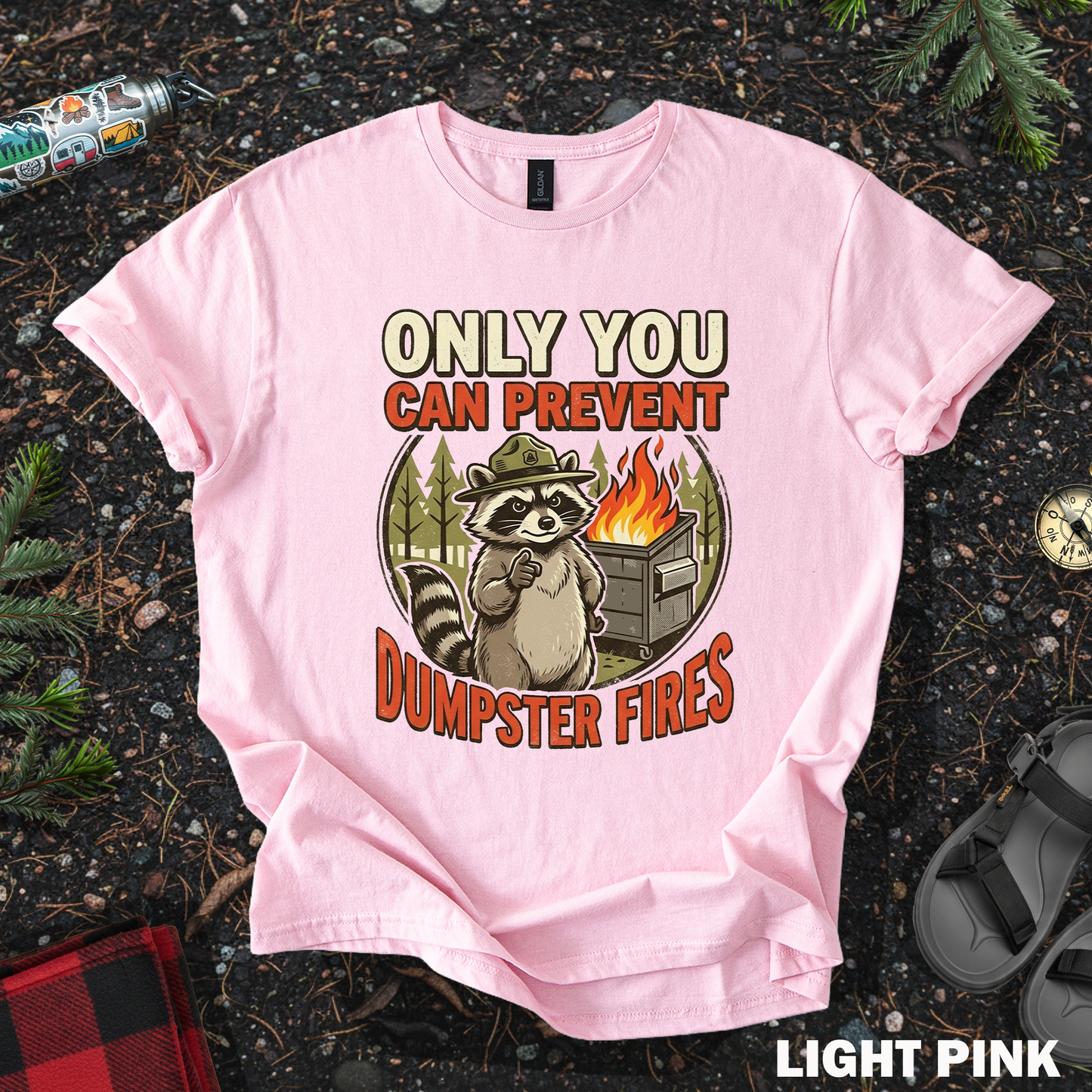Raccoon Dumpster Fire