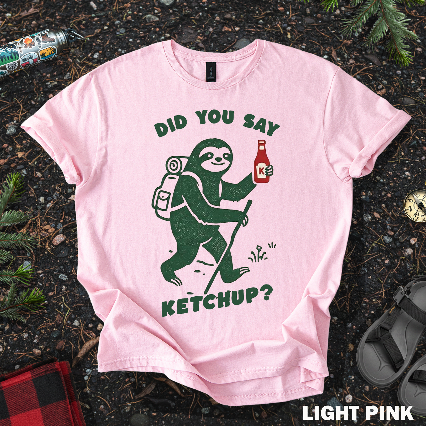 Sloth Hiking Ketchup