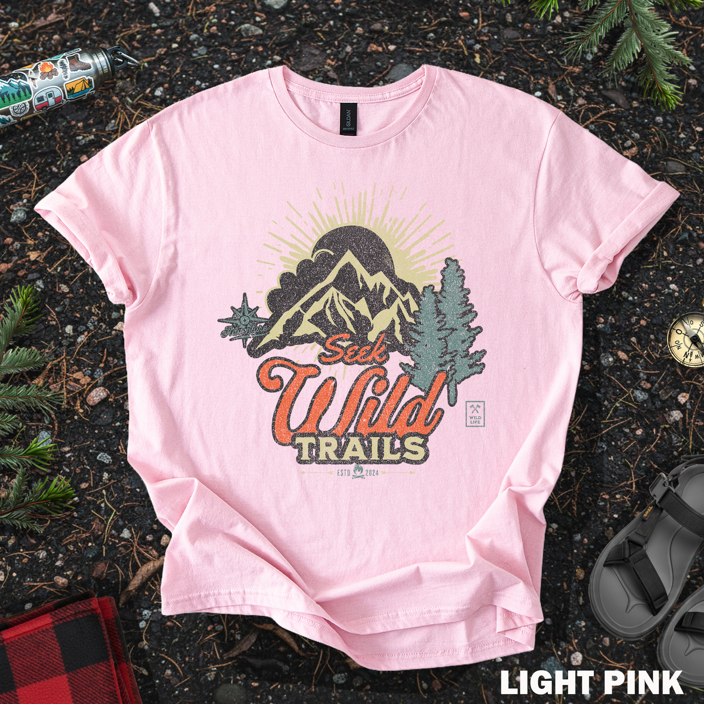 Seek Wild Trails Mountains
