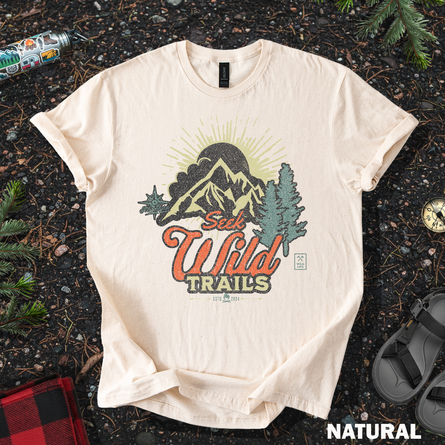 Seek Wild Trails Mountains