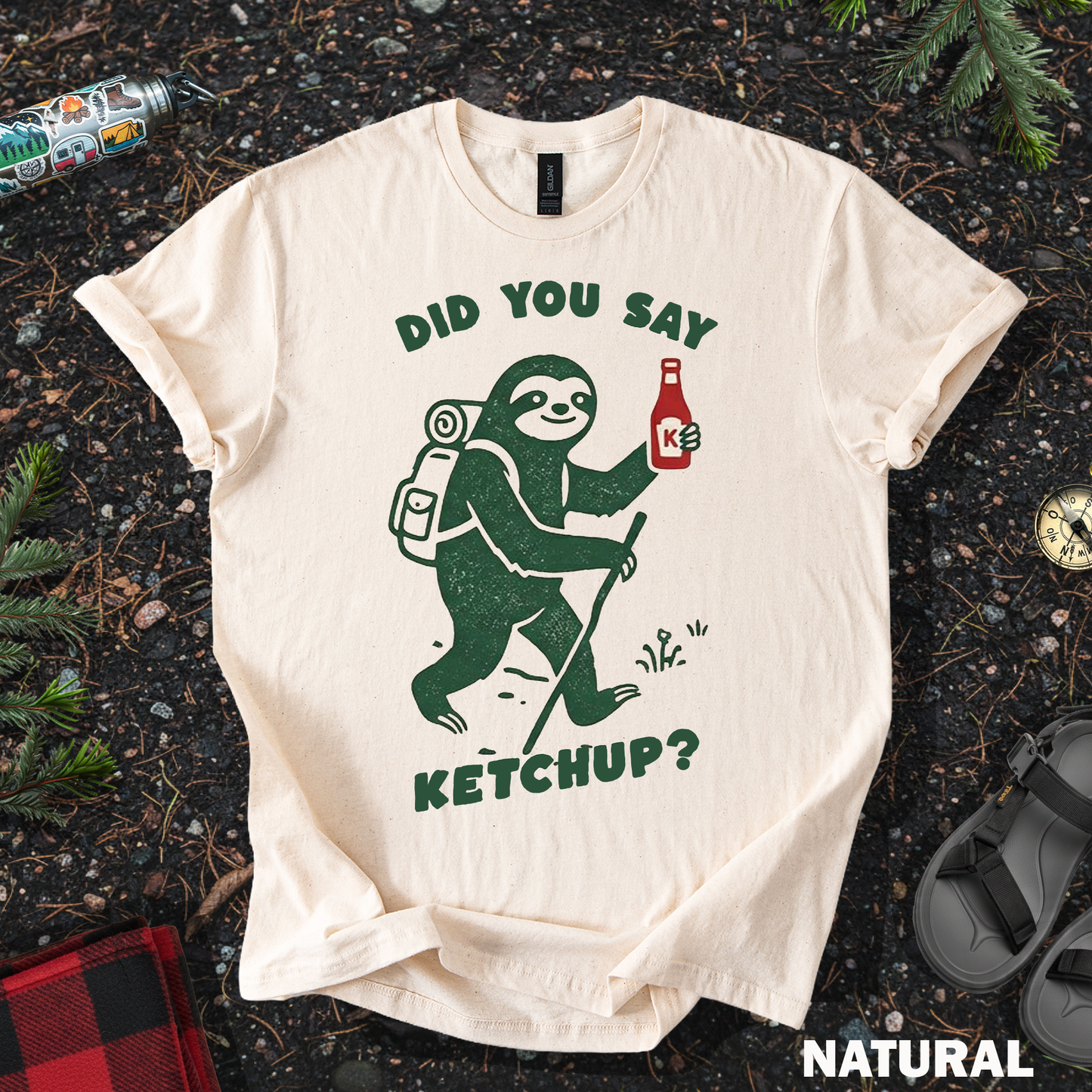 Sloth Hiking Ketchup