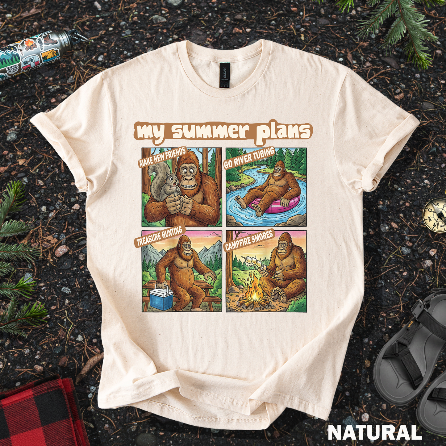 Sasquatch Summer Plans Tee