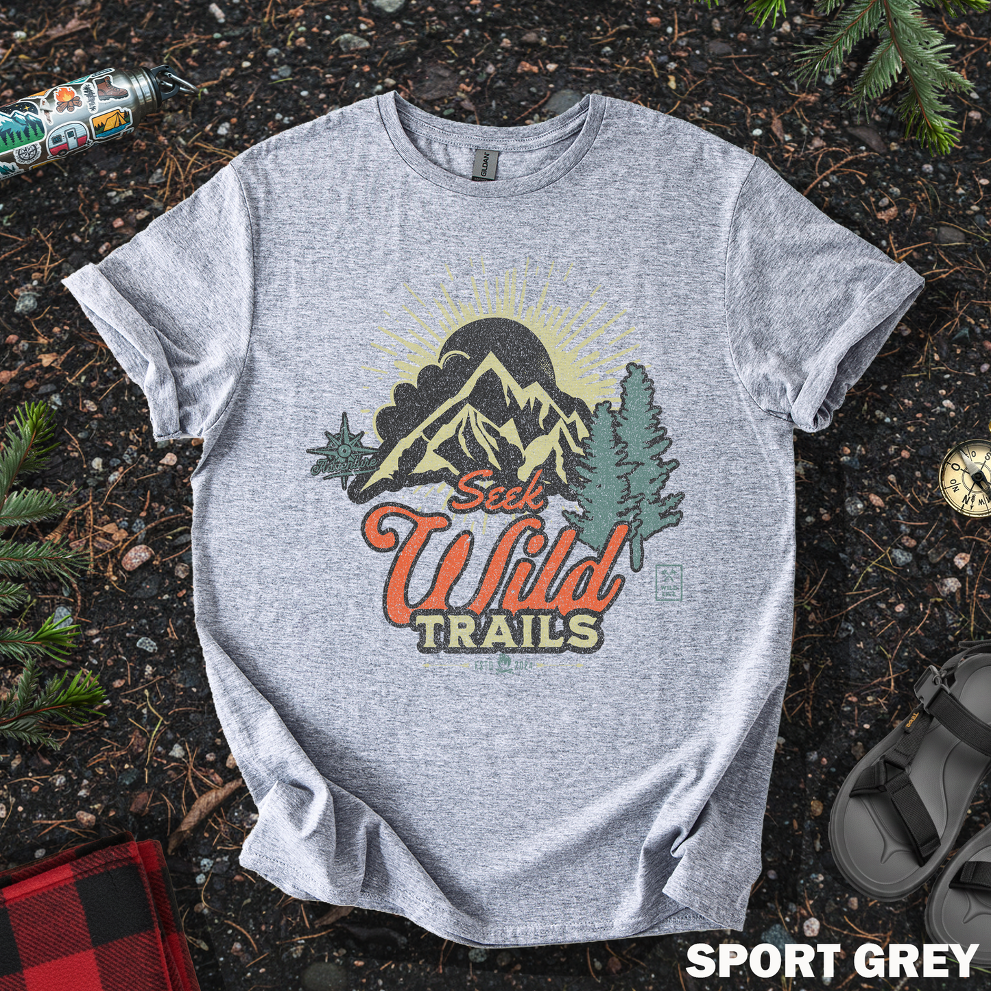 Seek Wild Trails Mountains