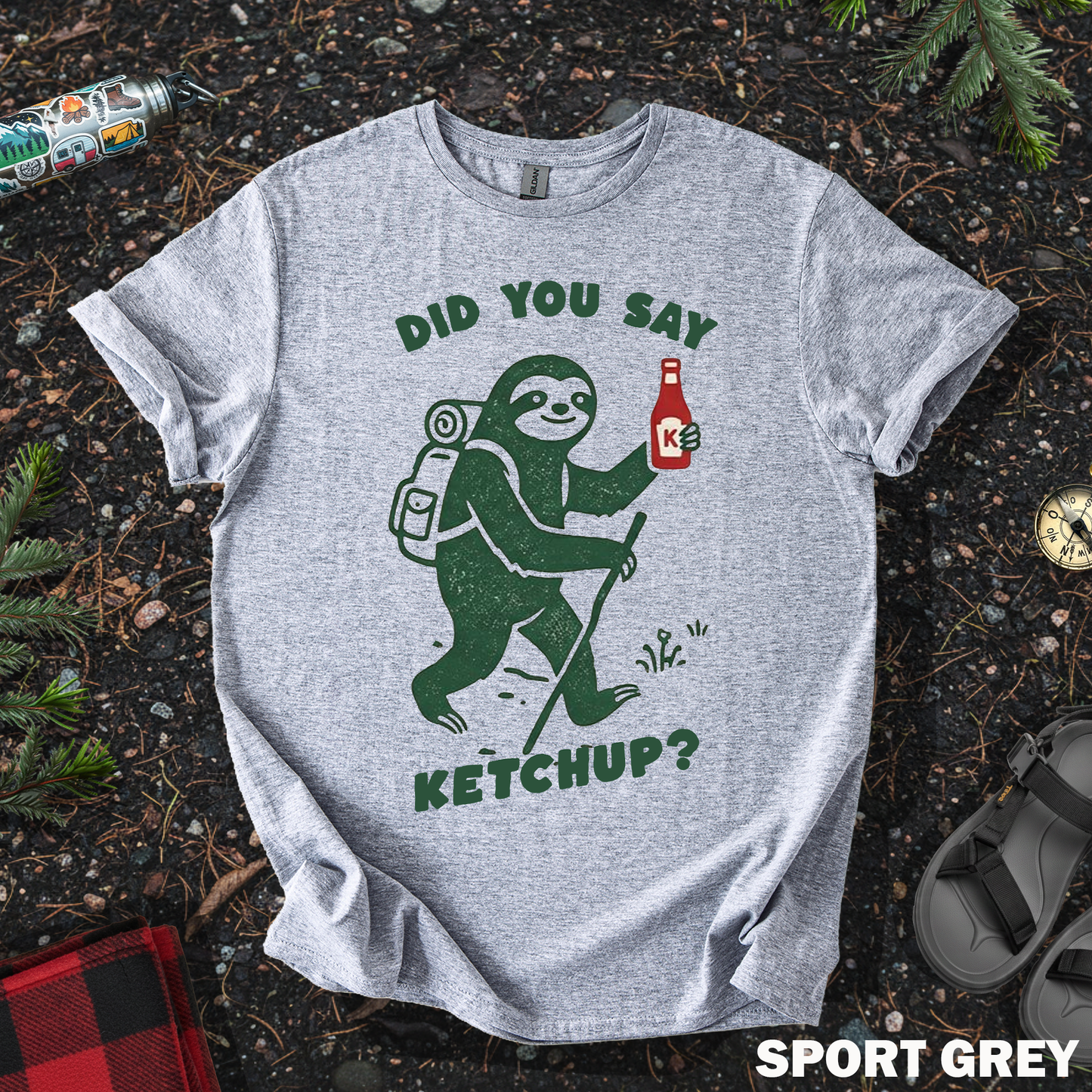 Sloth Hiking Ketchup