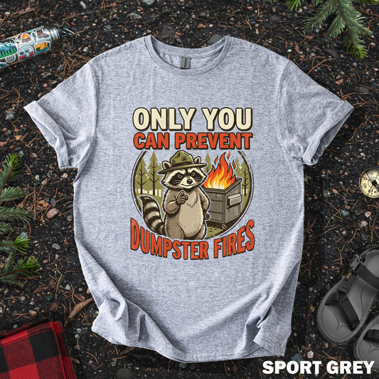 Raccoon Dumpster Fire