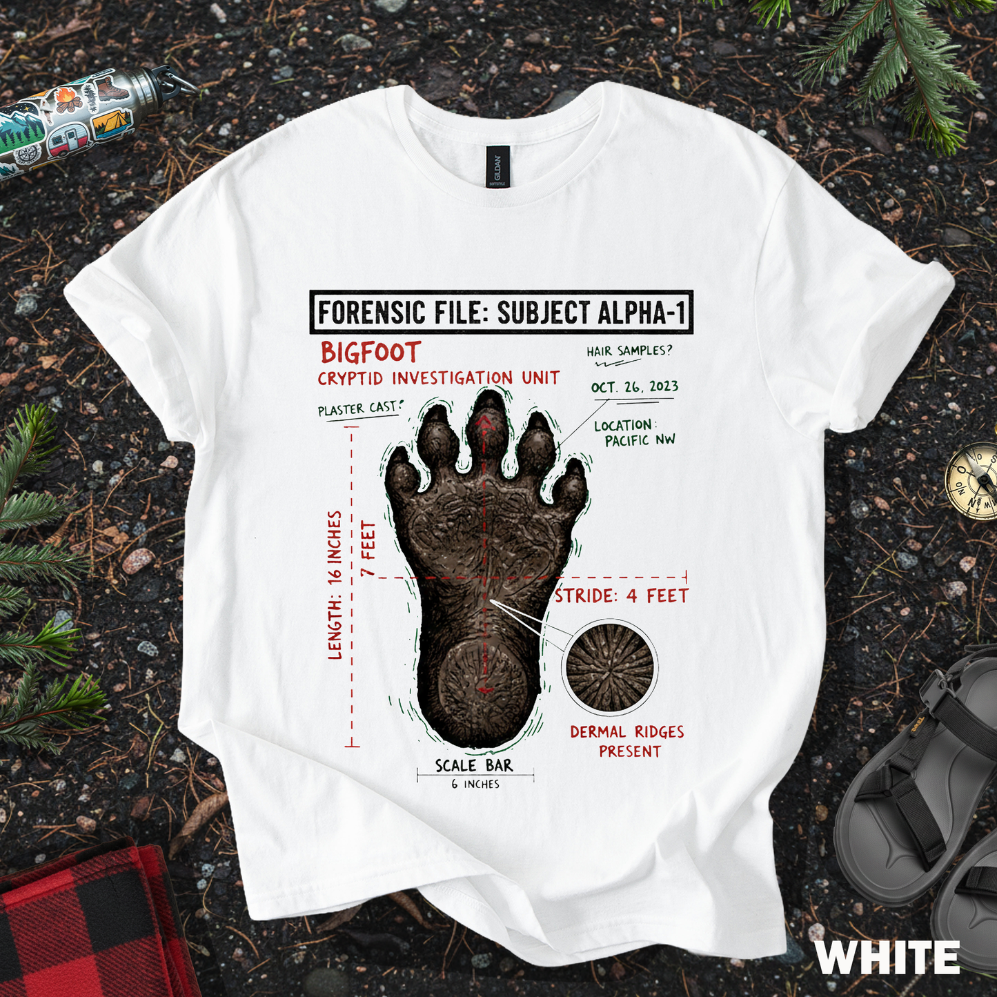 Bigfoot Footprint Forensic File