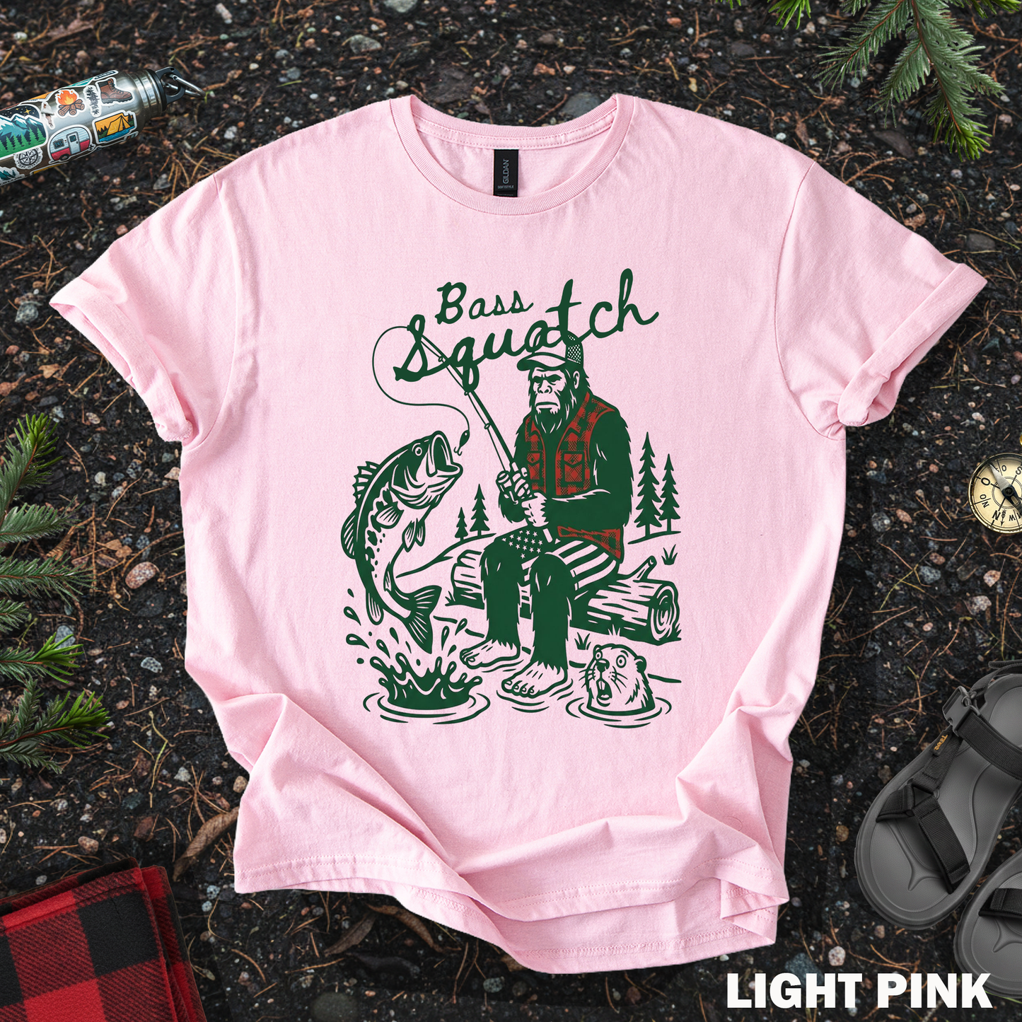 Bass Fishing Sasquatch
