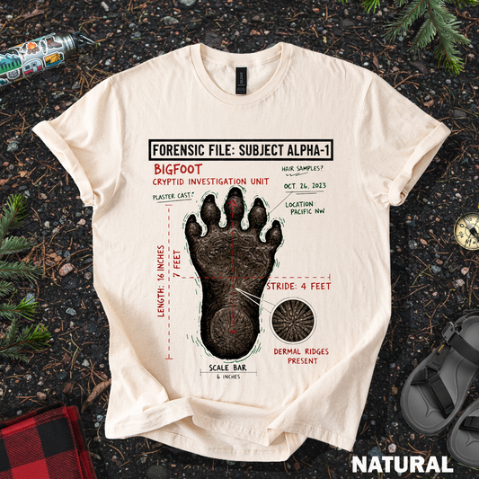 Bigfoot Footprint Forensic File
