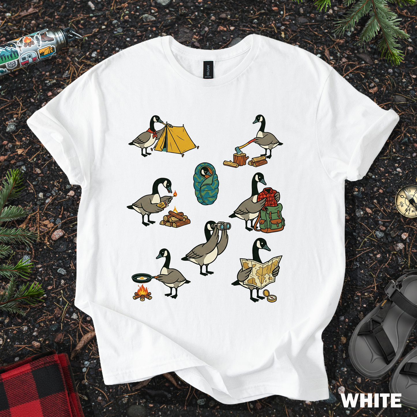 Camping Goose Tee
