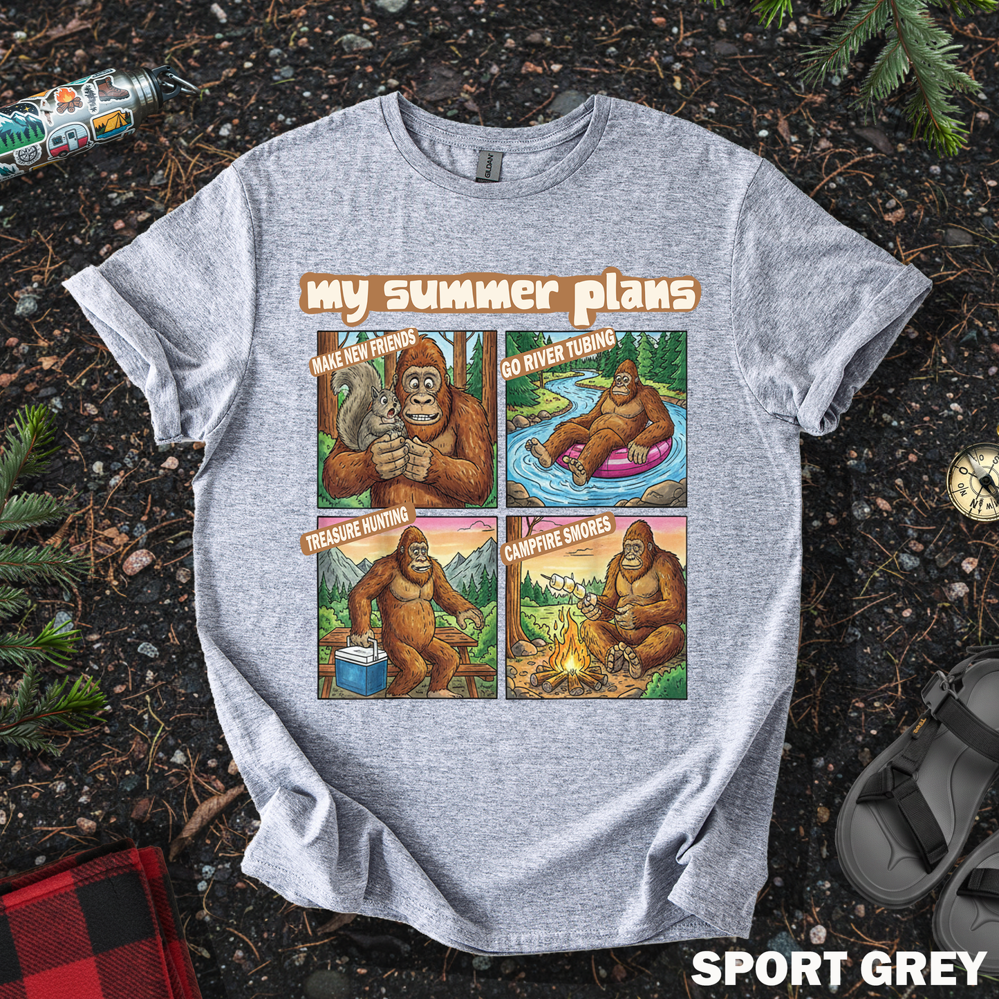 Sasquatch Summer Plans Tee
